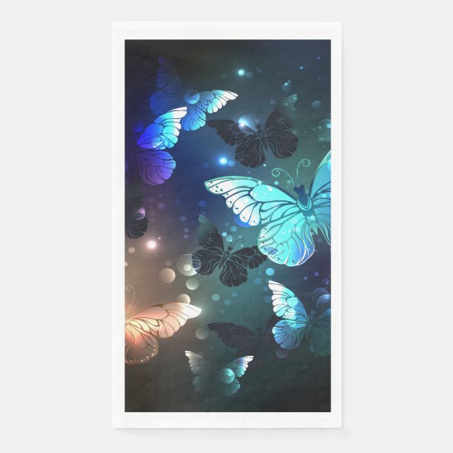 Serviette En Papier Papillon de nuit (Devant)