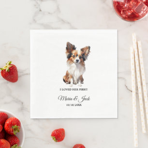 Serviette En Papier Papillon Full Color Pet Mariage