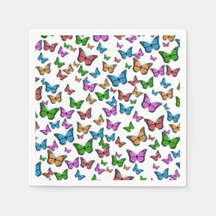 Serviette En Papier Papillon papillon vintage Illustration Art