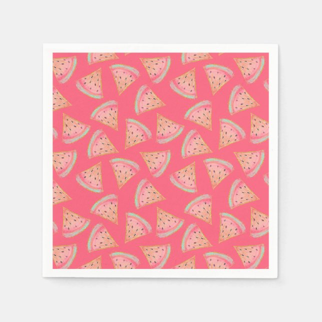 Serviette En Papier Pâque rose (Devant)