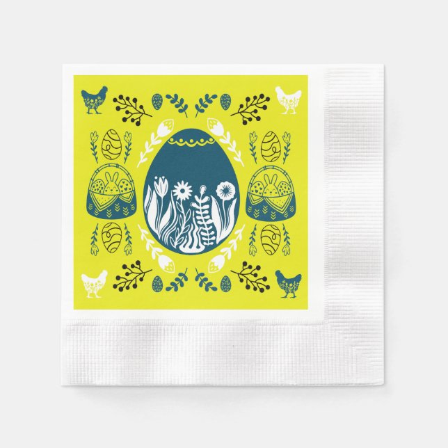 Serviette En Papier Pâques (Devant)