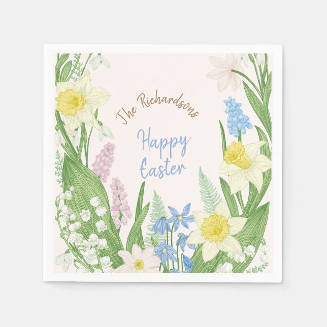 Serviette En Papier Pâques (Devant)