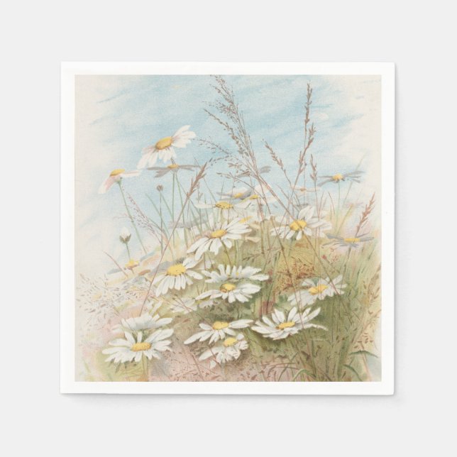 Serviette En Papier "Pâques apporte le printemps naissant"  (Devant)