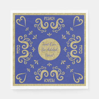 Serviette En Papier Pâques Blanc Standard serviettes Or Elegant