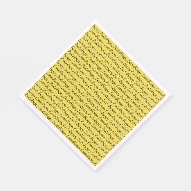 Serviette En Papier Pâques heureuse (Coin)