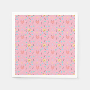 Serviette En Papier Pâques Poussins et oeufs serviettes