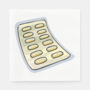 Serviette En Papier Paquet de pilules