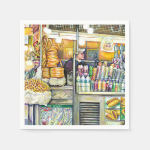 Serviette En Papier Paradise Pushcart