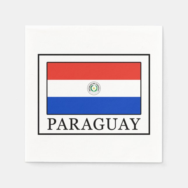 Serviette En Papier Paraguay (Devant)