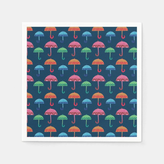 Serviette En Papier Parapluie soigné (Devant)