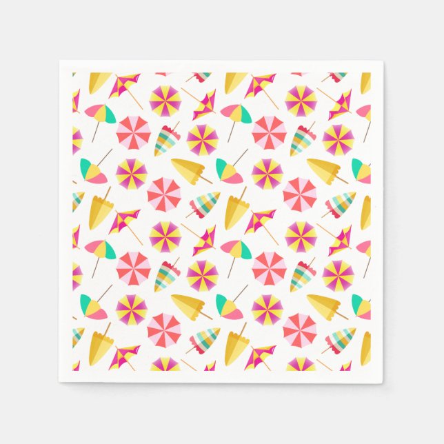 Serviette En Papier Parapluies (Devant)