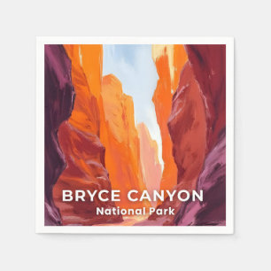 Serviette En Papier Parc national de Bryce Canyon Voyage Utah