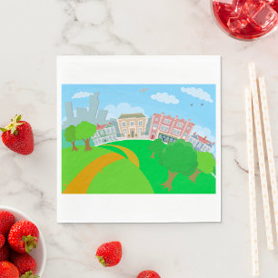 Serviette En Papier Parc urbain