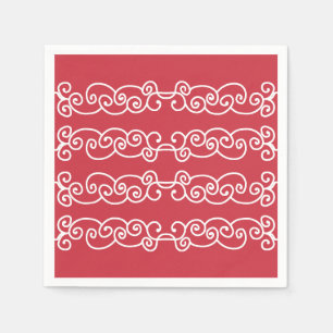 Serviette En Papier Parchemins blancs en brique