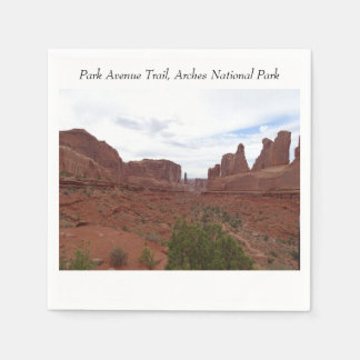 Serviette En Papier Parcours Park Avenue, Parc national Arches