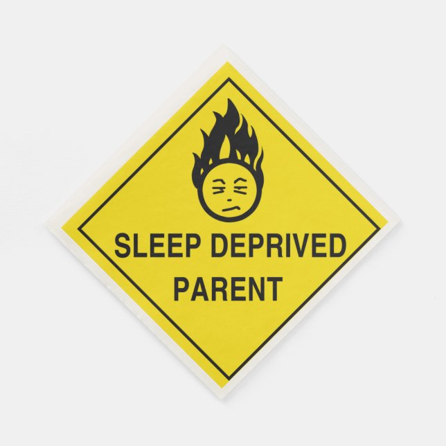 Serviette En Papier Parent privé du sommeil (Coin)