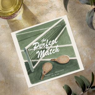 Serviette En Papier Parfait accord   Mariage au Tennis Country Club