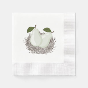 Serviette En Papier Parfait Baby shower jumeau Pair Napkin