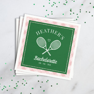 Serviette En Papier Parfait Match Tennis Bachelorette Dernier Tour
