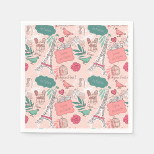 Serviette En Papier Paris