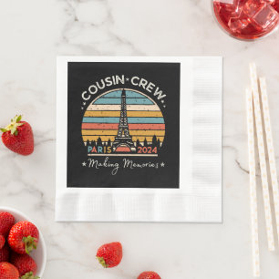Serviette En Papier Paris France Créer des Souvenirs 2024