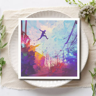 Serviette En Papier Parkour Urban Free Runling Freestyling