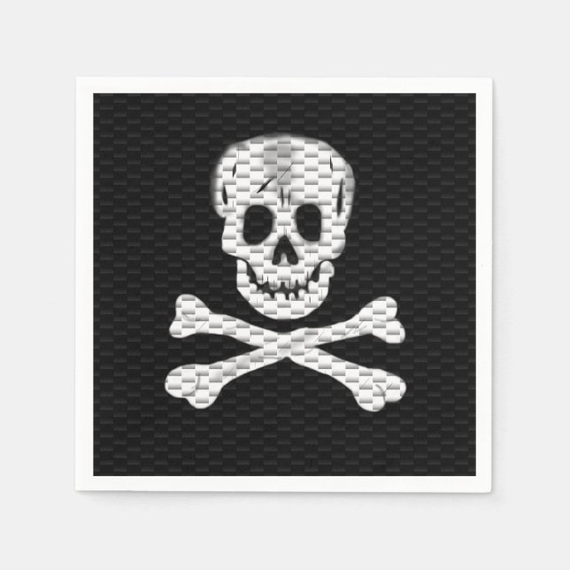 Serviette En Papier Parlez comme une journée de pirates (Devant)