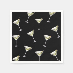 Serviette En Papier Parlez Trente pour moi Sale Martini 30e anniversai