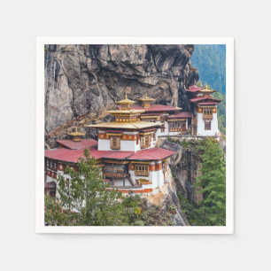 Serviette En Papier Paro Taktsang : Le monastère du nid de tigre - Bho