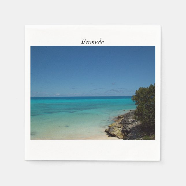 Serviette En Papier Paroisse Saint-Georges, Bermudes (Devant)