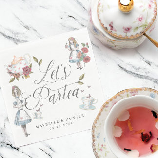 Serviette En Papier Partea Fairytale Alice au pays des merveilles