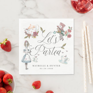 Serviette En Papier Partea Fairytale Alice au pays des merveilles