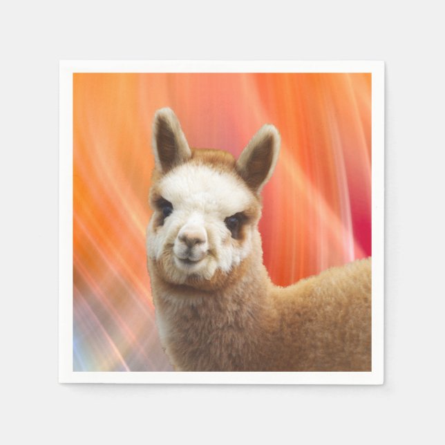 Serviette En Papier Parti Alpaca (Devant)
