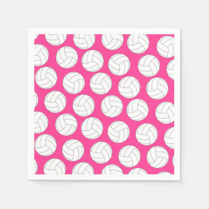 Serviette En Papier Parti Anniversaire de enfant de volley-ball sporti