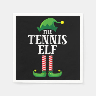 Serviette En Papier Parti chrétien de Tennis Elf Matching Family
