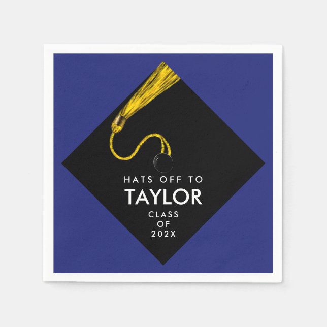 Serviette En Papier Parti de l'obtention du diplôme 2025 (Devant)