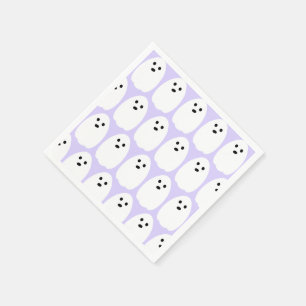 Serviette En Papier Parti Lilac violet d'Halloween Ghosts mignons