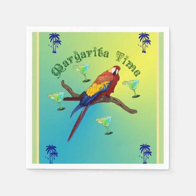 Serviette En Papier Parti Margarita (Devant)