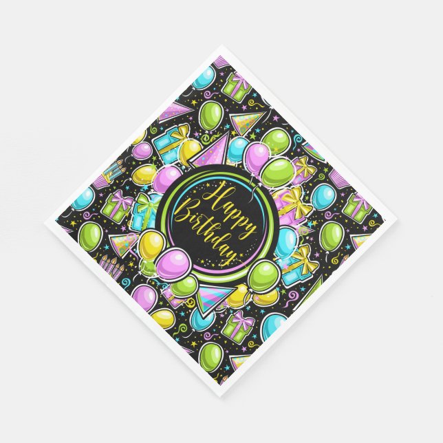 SERVIETTE EN PAPIER PARTI NAPKINS (Coin)