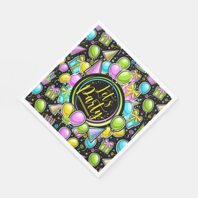 SERVIETTE EN PAPIER PARTI NAPKINS (Coin)