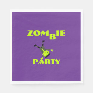 Serviette En Papier Parti sidéral Zombie Parti d'Halloween