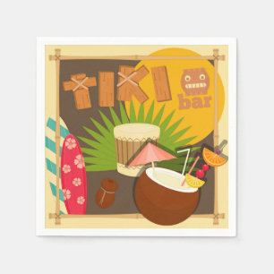 Serviette En Papier Parti Tiki