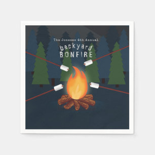 Serviette En Papier Partie de feu