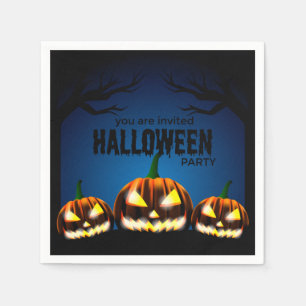 Serviette En Papier partie halloween enregistrer la date