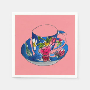 Serviette En Papier Partie originale mignonne de tasse de thé