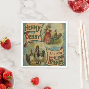 Serviette En Papier Partie vintage de club de lecture toutes