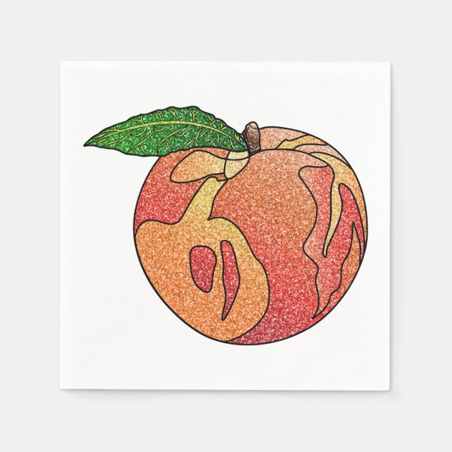 Serviette En Papier Parties scintillant (Devant)