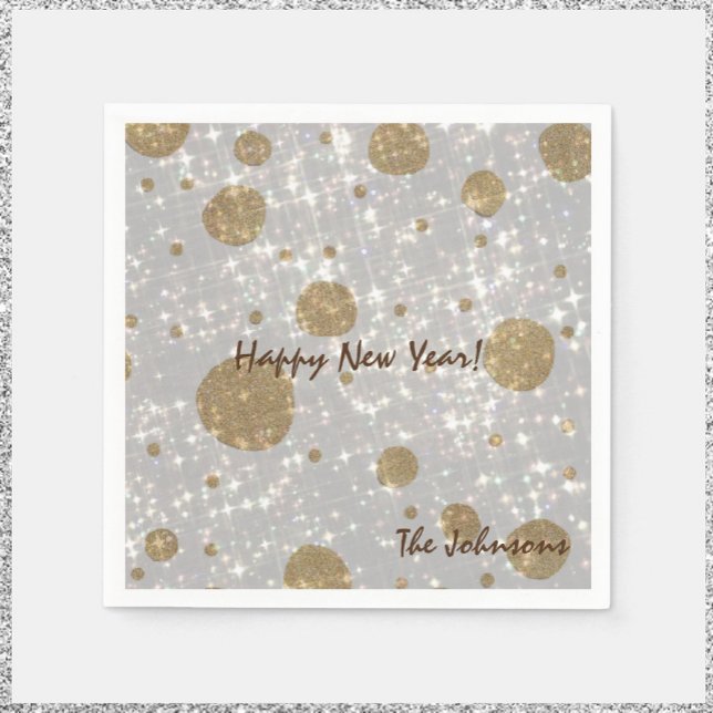 Serviette En Papier Parties scintillant festive Bonne année (https://www.zazzle.com/collections/happy_new_year-119238386501833222?rf=238091145531749709)