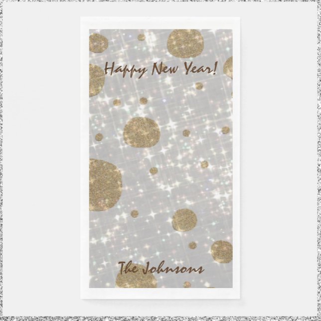 Serviette En Papier Parties scintillant festive Joyeux Nouvel An servi (https://www.zazzle.com/collections/happy_new_year-119238386501833222?rf=238091145531749709)