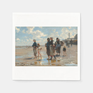 Serviette En Papier Partir à la pêche de John Singer Sargent